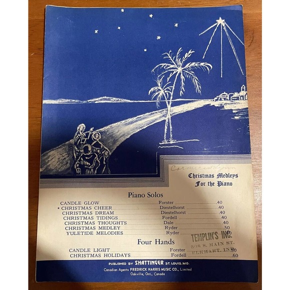 1920-60s Sheet Music 60 Pieces of Early 1920's to 1960's - Sheet Music Vintage - Picture 11 of 11